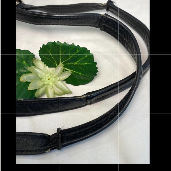 COACH SOHO MINI PRINT BLACK AND WHITE SHOULDER BAG HANDBAG - Picture 5 of 8